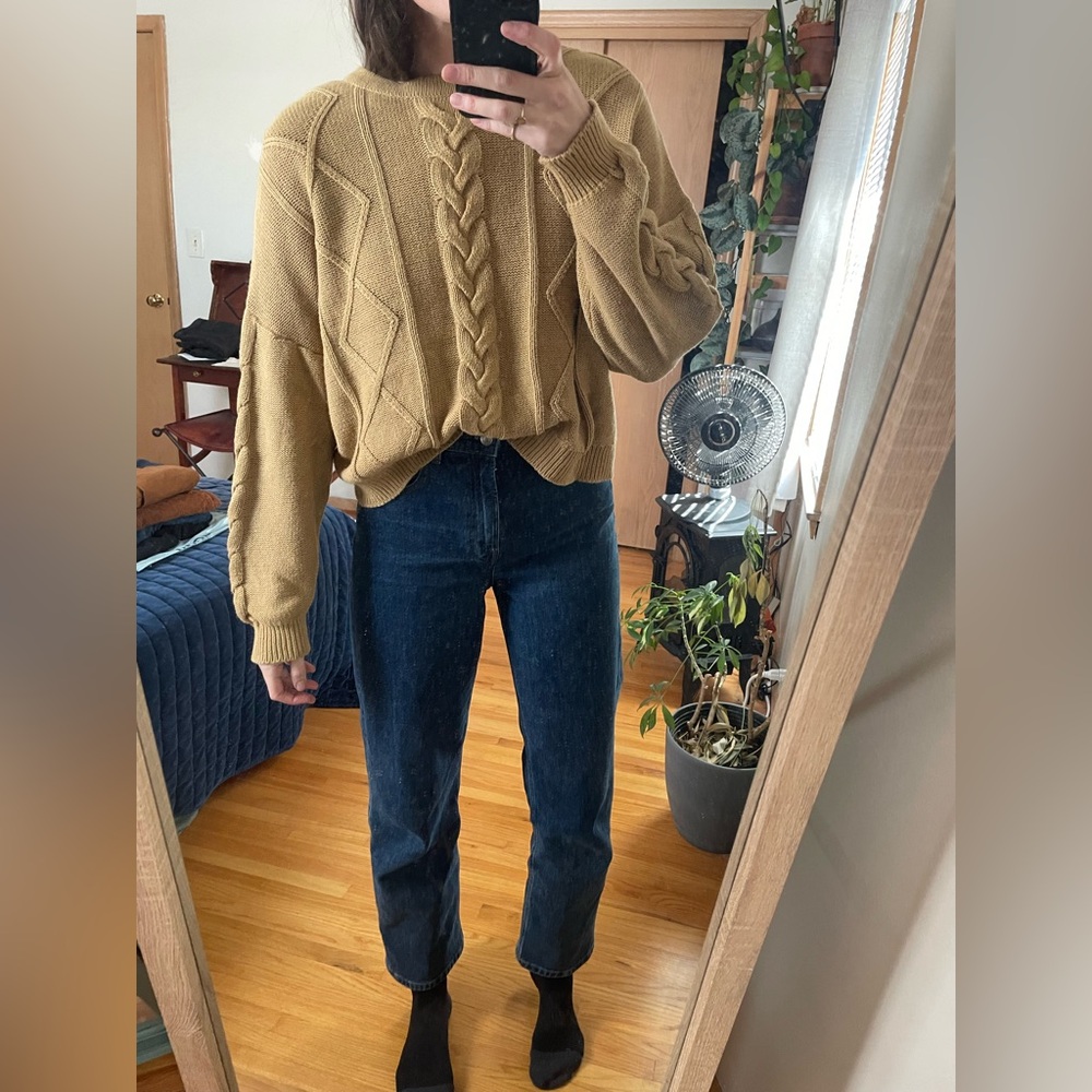 Vetta reversible sweater/cardigan, size medium